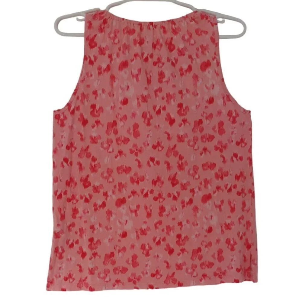 MICHAEL KORS, Sleeveless blouse, pink, cotton and modal, for Women, size M